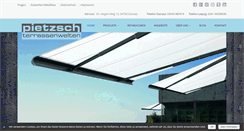 Desktop Screenshot of pietzsch-metallbau.de